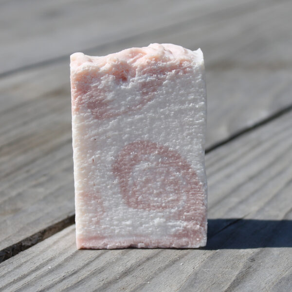 Pink Salt Soap Front Outside
